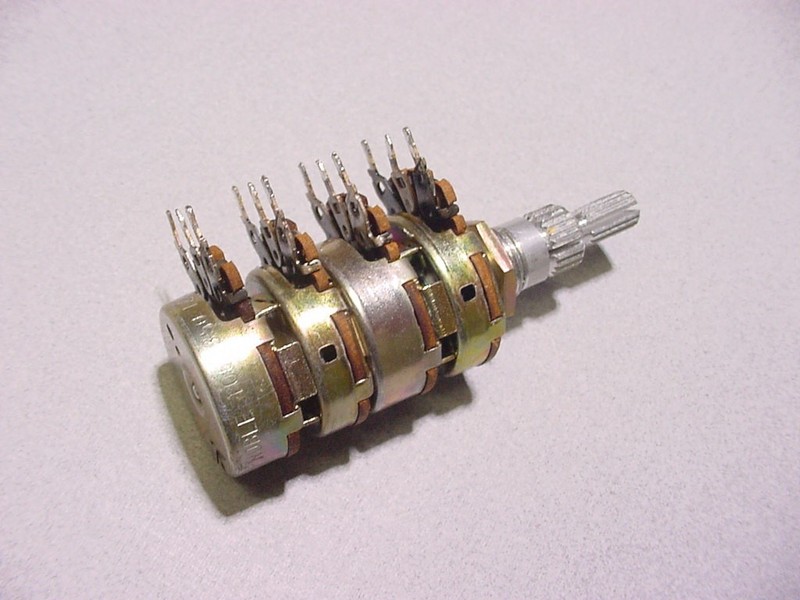 SANSUI QRX-9001 AM/FM QUAD RECEIVER LEFT-RIGHT BALANCE CONTROL POT (OEM) gallery