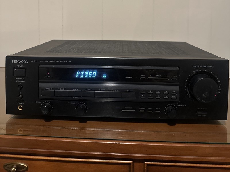 Kenwood KR-A5030 AM/FM Stereo Receiver With No Remote Works/ Tested