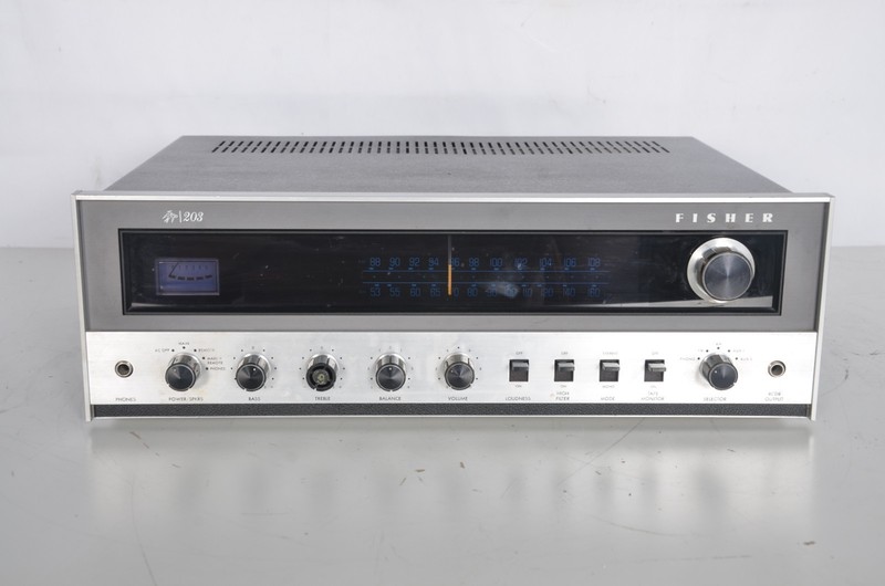 Vintage The Fisher 203 Stereo Receiver Tested Working Sounds Great Nice Shape gallery