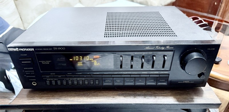 PIONEER SX-1900 Stereo Receiver 5 Band Graphic Equalizer Vintage ￼NO REMOTE gallery