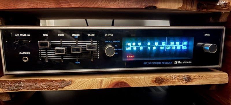 Rare vintage stereo receiver - Bell & Howell 3675 AM/FM FET/IC Made in Japan