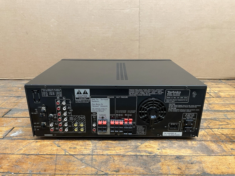 Technics SA-GX690 AV Stereo Receiver Dolby Pro Logic Phono Tested Works gallery