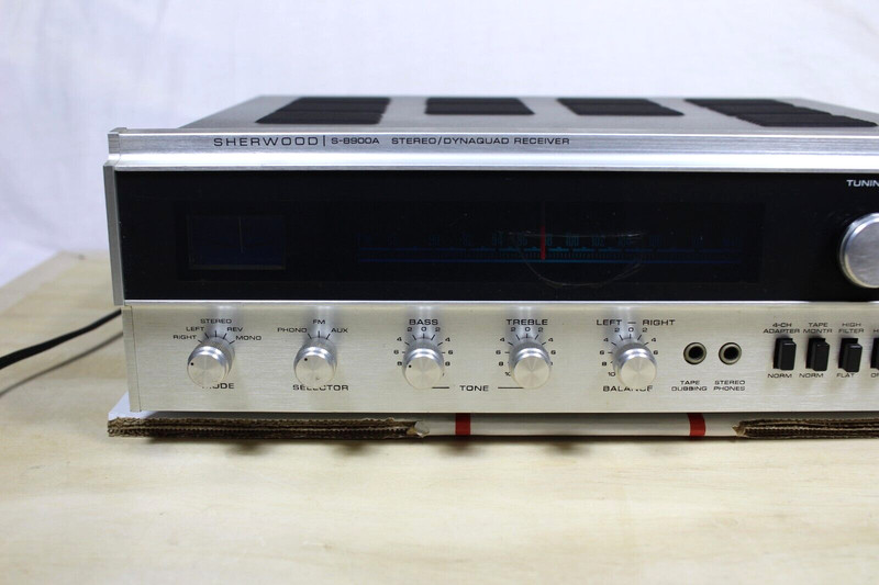 Sherwood S-8900A 8 Ohms Stereo Dynaquad Receiver For Repair Only(Needs Service) gallery
