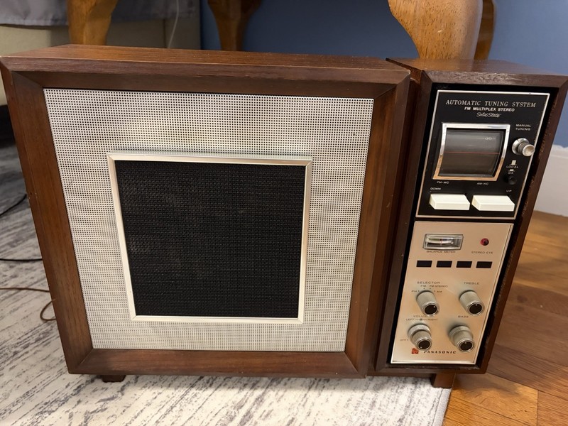 VTG Panasonic RE-787 Automatic Tuning System Multiplex Stereo & Speaker (TESTED)