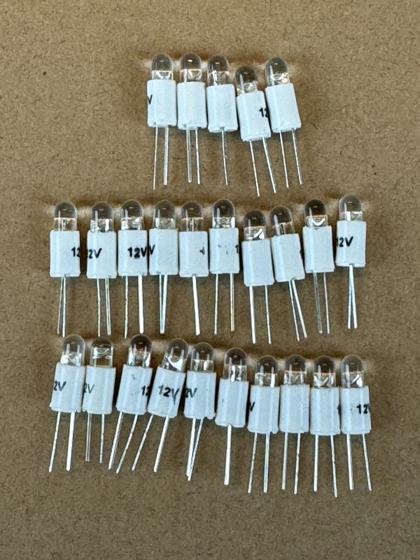 25 New Marantz 12v White LED Bi-Pin Lamps Bulb Stereo Beacon 2235B 2240 B 2250 B