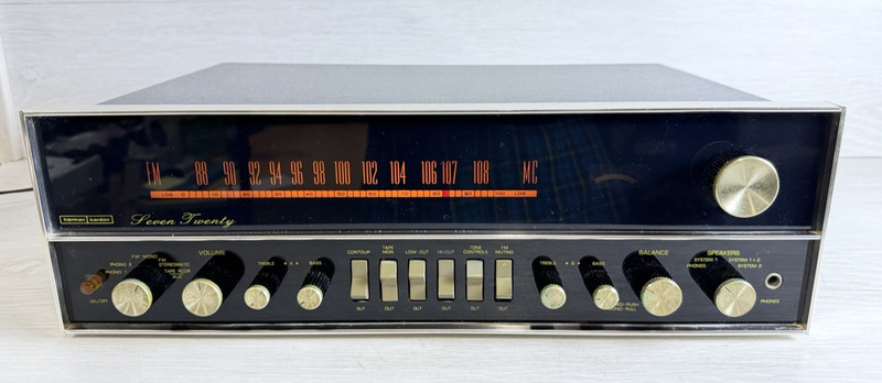 Harman Kardon Nocturne Seven Twenty 720 Stereo Radio Receiver Parts / Restore