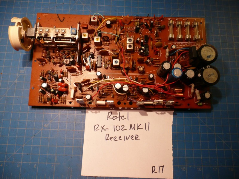 Rotel RX-102 MKII Stereo Receiver Replacement Parts Main Circuit Board