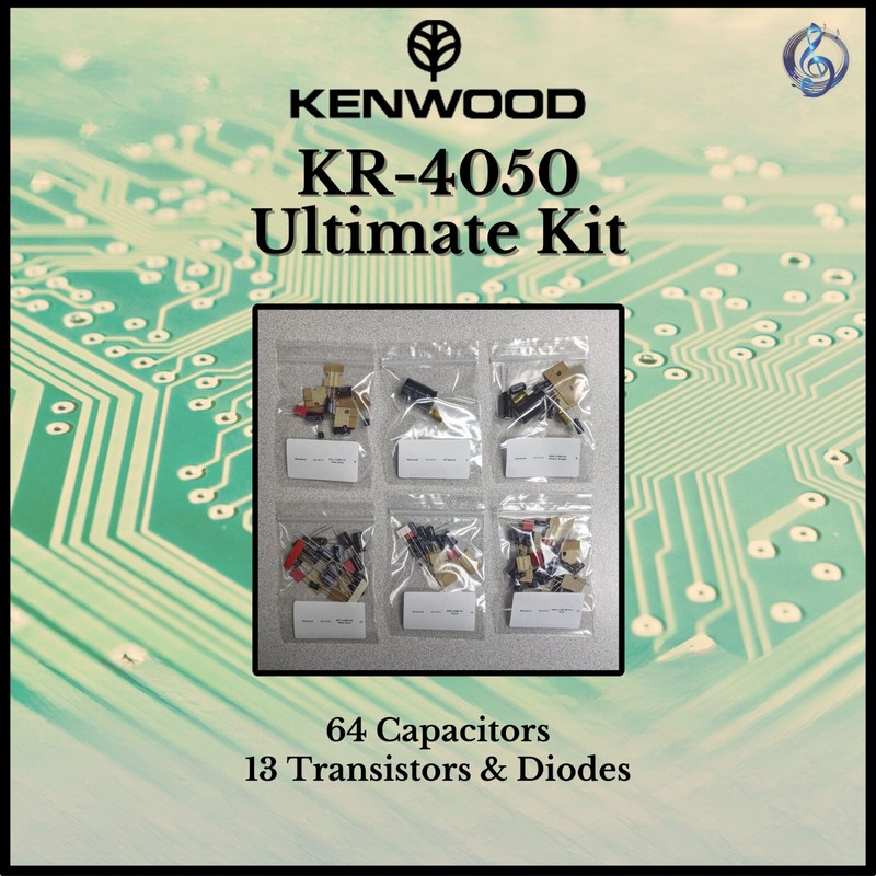 Kenwood KR-4050 Receiver Ultimate Upgrade Kit Genuine Parts Restoration gallery
