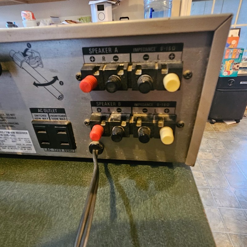 SONY STR-V45 AM/FM Stereo - DEAD LEFT CHANNEL gallery
