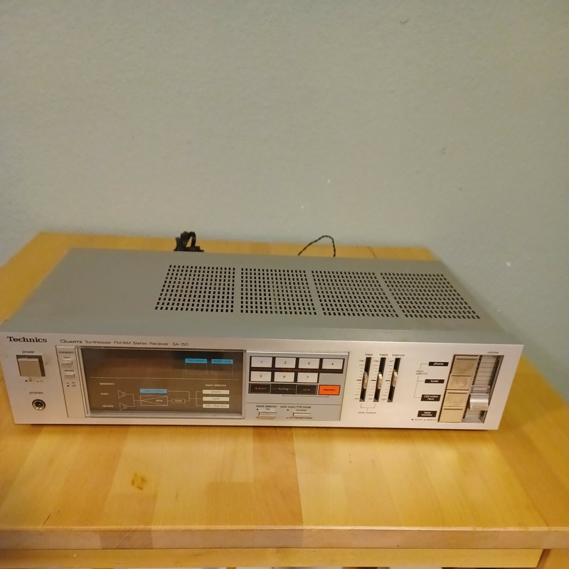 Vintage Technics SA-150 Quartz Synthesizer Stereo Receiver w/ Phono In *TESTED* gallery