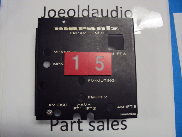 Marantz 4220 AM/FM Tuner Cover Plate. Part # 289110902. Parting out 4220