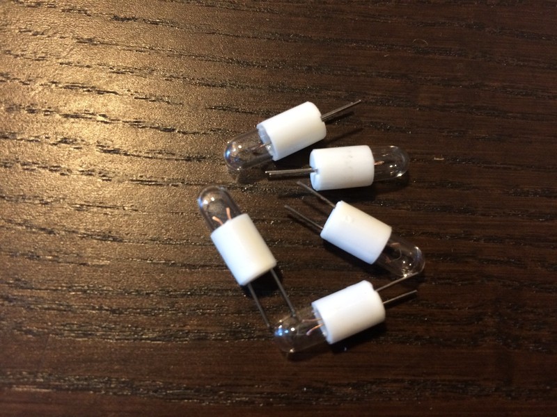 5 New Marantz Bi-Pin Lamps 6.3v 40mA Bulbs 4300 4400 4430