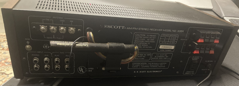 Vintage HH Scott 335R Stereo Receiver AM/FM PLEASE READ gallery