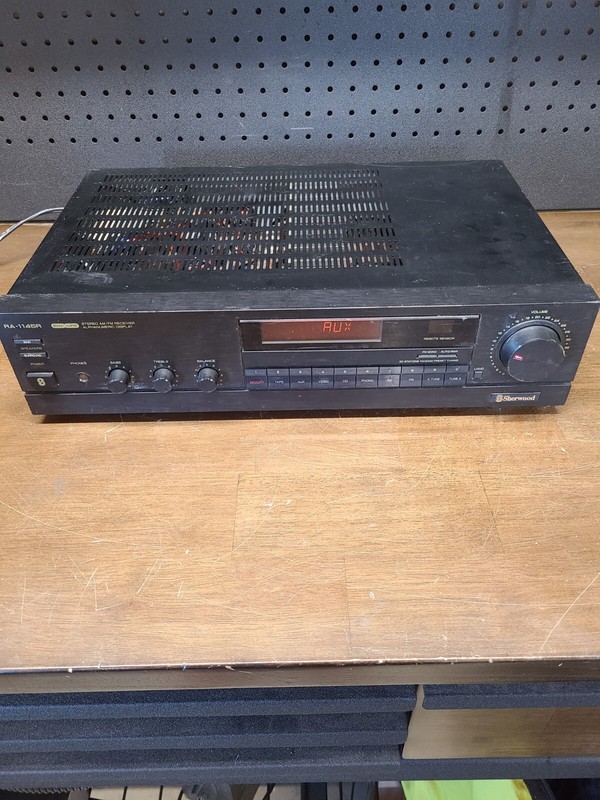 Vintage Sherwood Model RA-1145R AM/FM Stereo Receiver W/ Phono Input Tested Nice