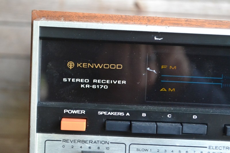 Kenwood KR 6170 Vintage Stereo Receiver Not Working Parts gallery