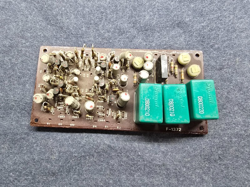 Sansui QR-4500 Receiver Part – F-1372 Phase Modulator Block Circuit Board
