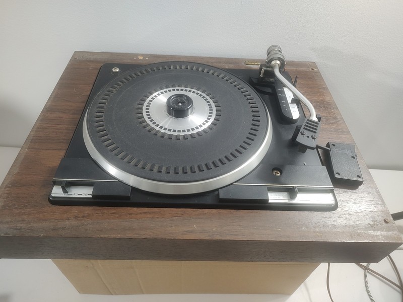 Vintage Silver Turntable KM 2024 As Is Untested RARE J McDonald Photograph