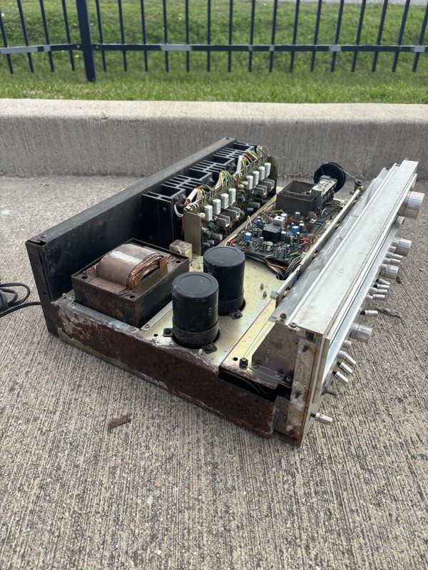 ⭐️Vintage Pioneer SX-850 Stereo AM/FM Receiver⭐️FOR PARTS⭐️ROUGH CONDITION⭐️ gallery