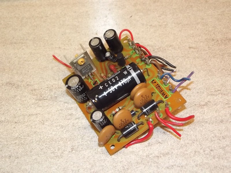 Pioneer QX-4000 Vintage Receiver Original Power Supply Board Part AWR-021 gallery