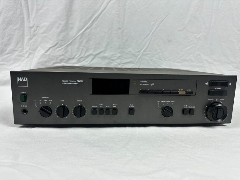 NAD 7240PE Power Envelope Stereo Receiver Vintage Used Tested Works gallery