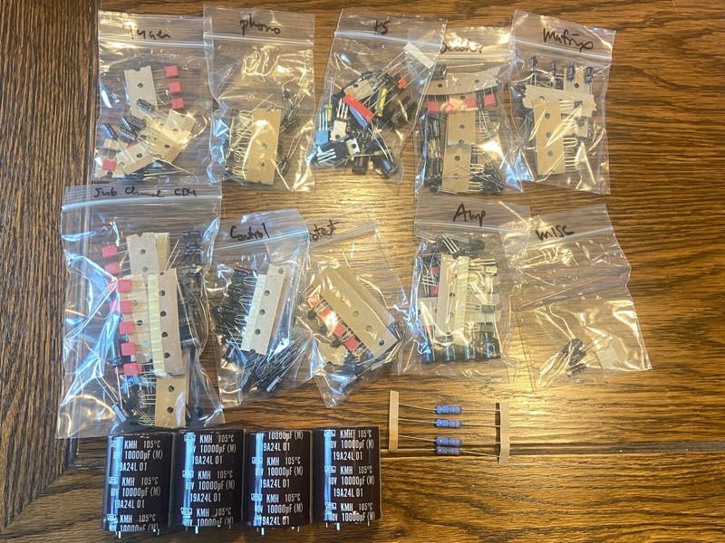 Pioneer QX-949 Complete Rebuild Kit High-Quality Receiver Recap W/ Transistors