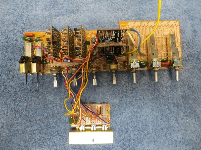YAMAHA CR2020 STEREO RECEIVER PRE AMP CIRCUIT BOARD PART 4 # NA6896 & #2 NA06896