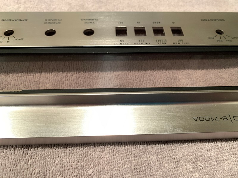 Sherwood S-7100A Vintage Stereo Receiver Parting Out Faceplate gallery