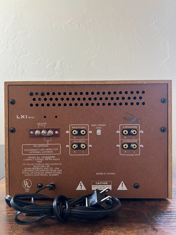 LXI Series Synchronized Dual Cassette Deck Model 132. 92320450 + Speakers gallery