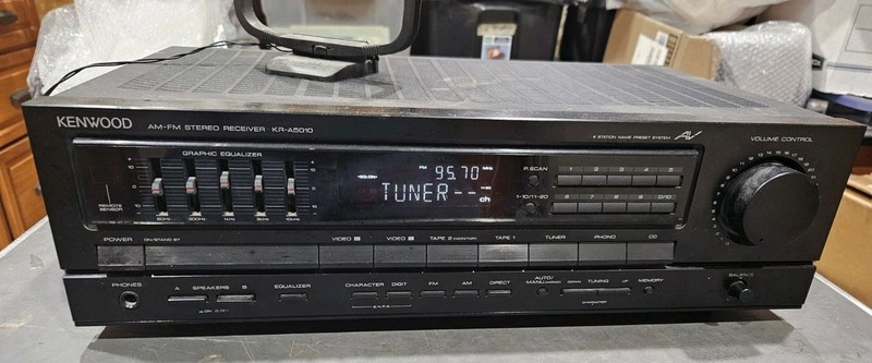 Kenwood Am-fm Stereo Receiver KR-A5010 No REMOTE bundle Tested (Works)