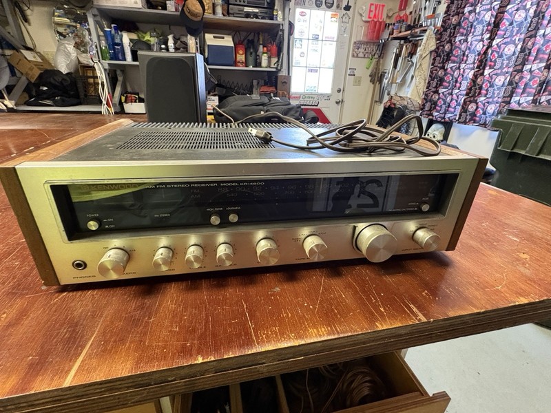 Kenwood KR-4600 Vintage Stereo Receiver AM/FM Stereo Receiver Working gallery