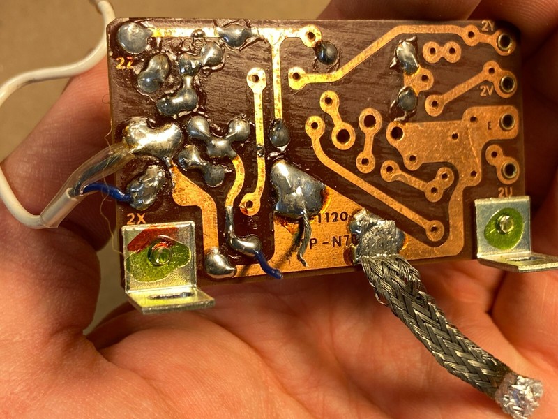 Sansui 5000A Muting Circuit Board F-1120 - Vintage Receiver Parts gallery