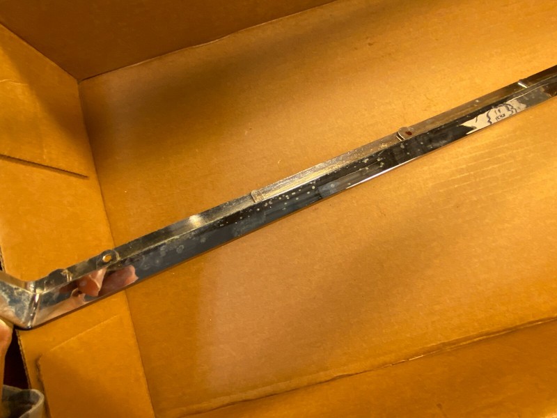 Metal Frame for Faceplate from Kenwood KW-50 Tube Receiver Parts gallery