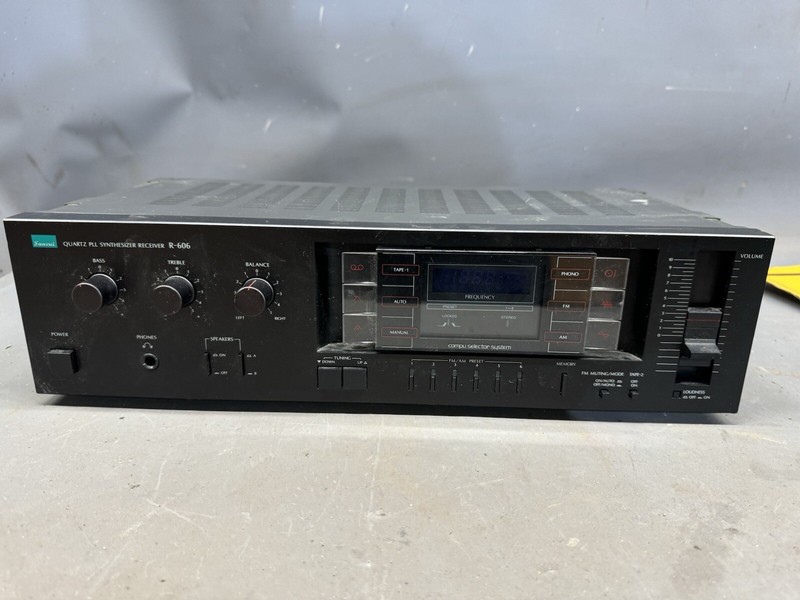 Vintage Sansui R-606 Quartz PLL Synthesizer Stereo Receiver Amplifier Home Audio
