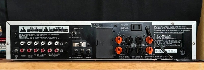 Technics SA-410 Quartz Synthesizer FM AM Stereo Receiver TESTED & WORKING - READ gallery