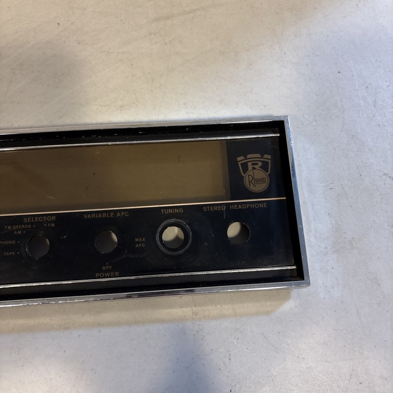 Roberts Rheem AM/FM Stereo Receiver - Model #30 - FACE PLATE & GLASS REPLACEMENT gallery