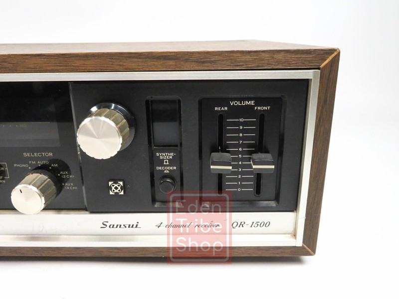 Sansui QR-1500 4 Channels vintage Recever Sansui QS Synthesizer Decoder gallery