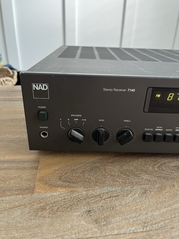 Vintage NAD 7140 AM/FM Stereo Receiver Made In Japan Tested FREE SHIPPING gallery