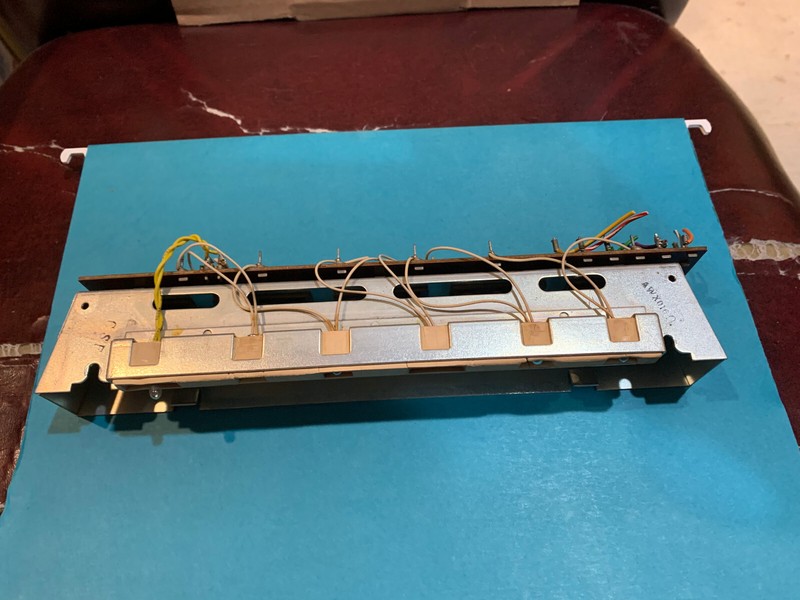 Pioneer SX-727 Stereo Receiver Parting Out Dial and Indicator Lamps and Board
