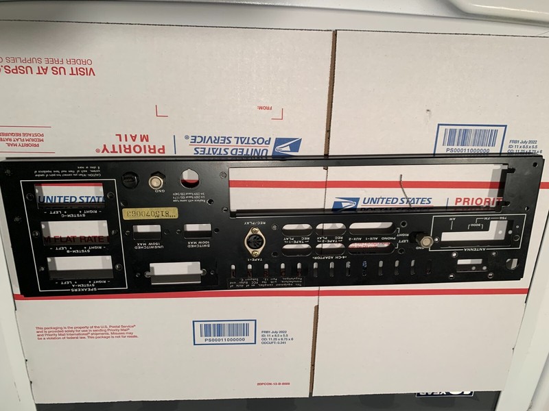 Sansui 771 Stereo Receiver Parting Out Rear Panel Nice Look!