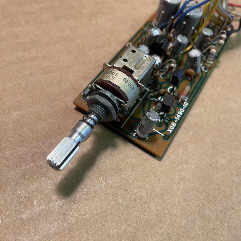 Kenwood KR-6600 Receiver Parts: Control Board X08-1490-10 w/ Potentiometer gallery