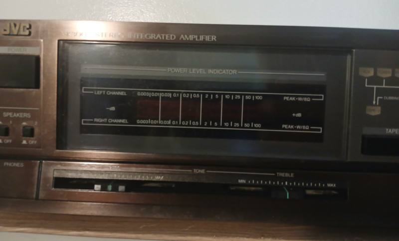 Vtg JVC A-K300B Stereo Receiver-Free Shipping-Tested-Works-Great Cond- See Video gallery