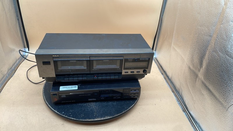 RCA CA-120-101 Audio Power Amplifier & Sony CDP-30 Compact Disc Unit
