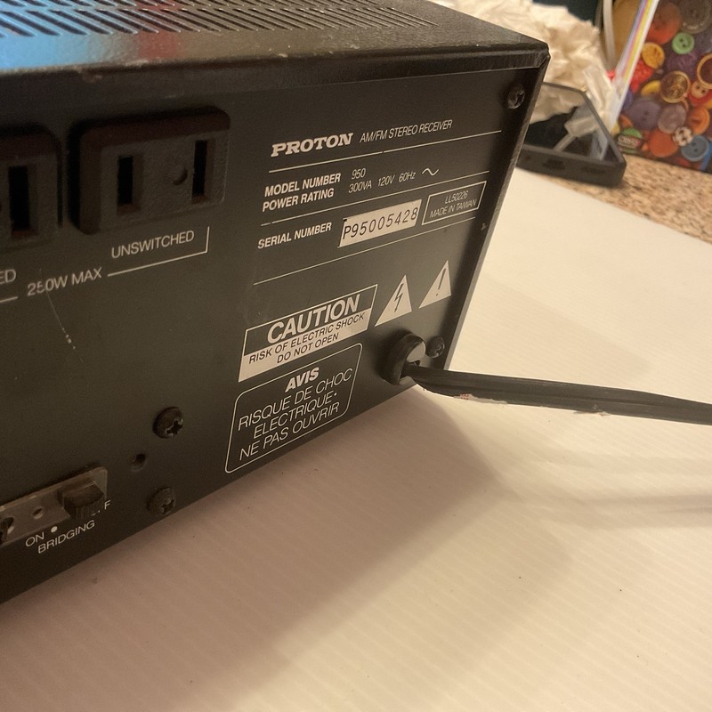 Vintage Proton 950 Receiver Powers On Read Description gallery