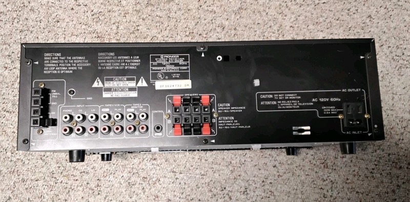 EUC Vintage Pioneer SX-253R Stereo Receiver Phono TESTED gallery