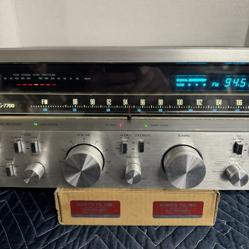 SANSUI G-7700 VINTAGE AM/FM STEREO RECEIVER - SERVICED - CLEANED - TESTED gallery
