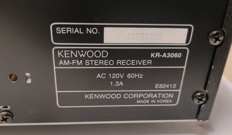 Vintage Kenwood KR-A3060 Stereo Receiver. Tested and Working,No Remote gallery