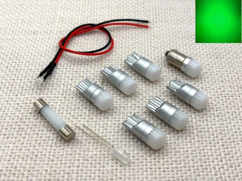 Kenwood KR-3600 3060 replacement LED Lamps bulb lights kit set GREEN