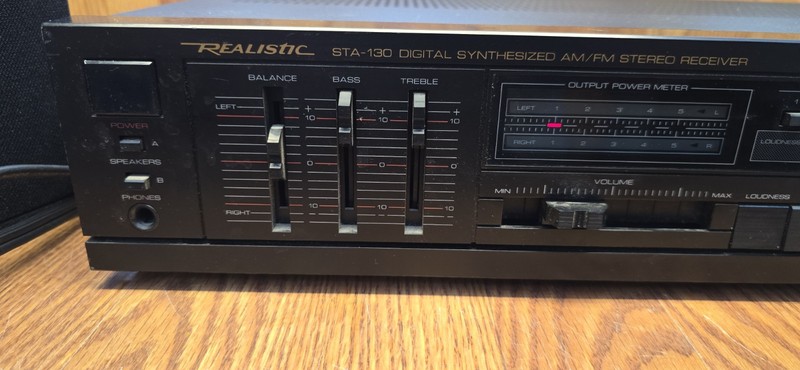 VTG Realistic STA-130 2CH Digital Synthesized AM/FM Stereo Receiver Play Tested+ gallery