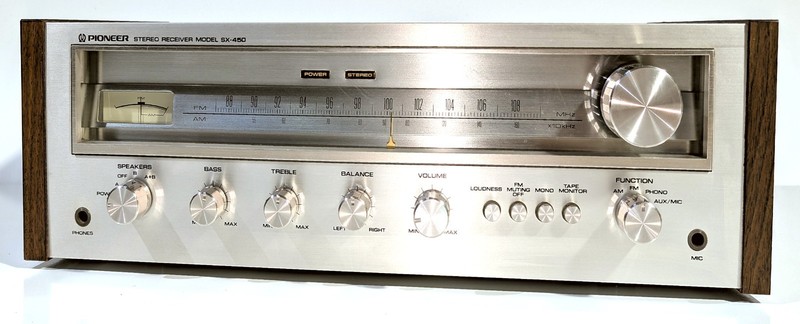 🔥【PRO SERVICED】RARE MINTY/BOX Pioneer SX-450 HG 30W Receiver~UPGRADES💥GUARANTY gallery