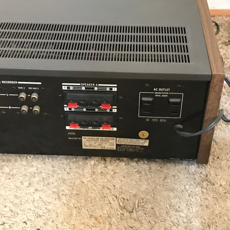Vintage Sony STR-4800SD Stereo Receiver gallery